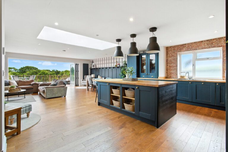 Open plan kitchen