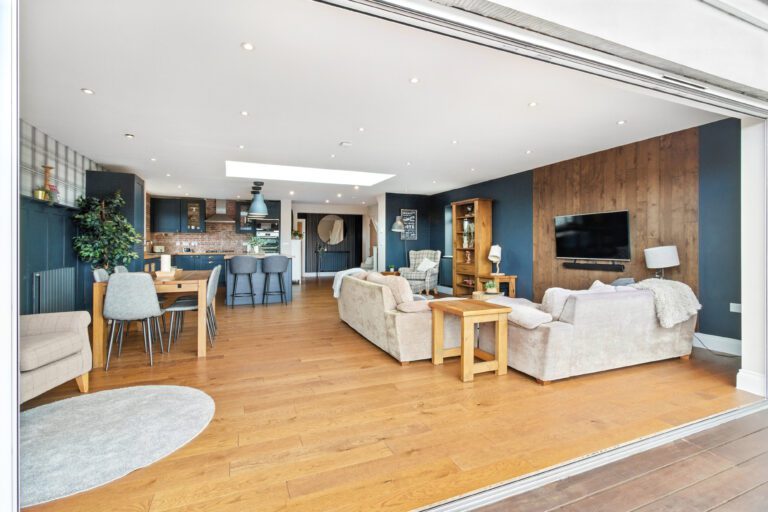 Open plan living space